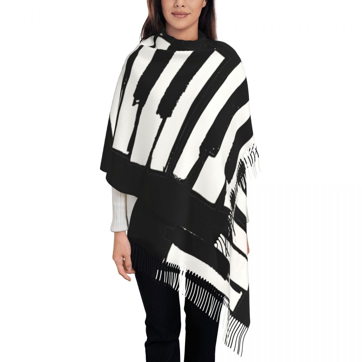 Minimalistischer Schal mit Kla – Pashmina Wrap Large Bewertung und Preis