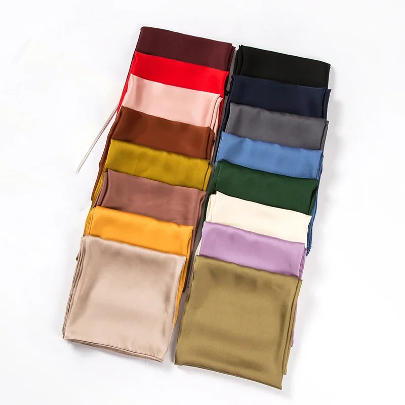 Satin-Schal für Damen 70cm Ein – Silk Neck Scarf Bewertung und Preis
