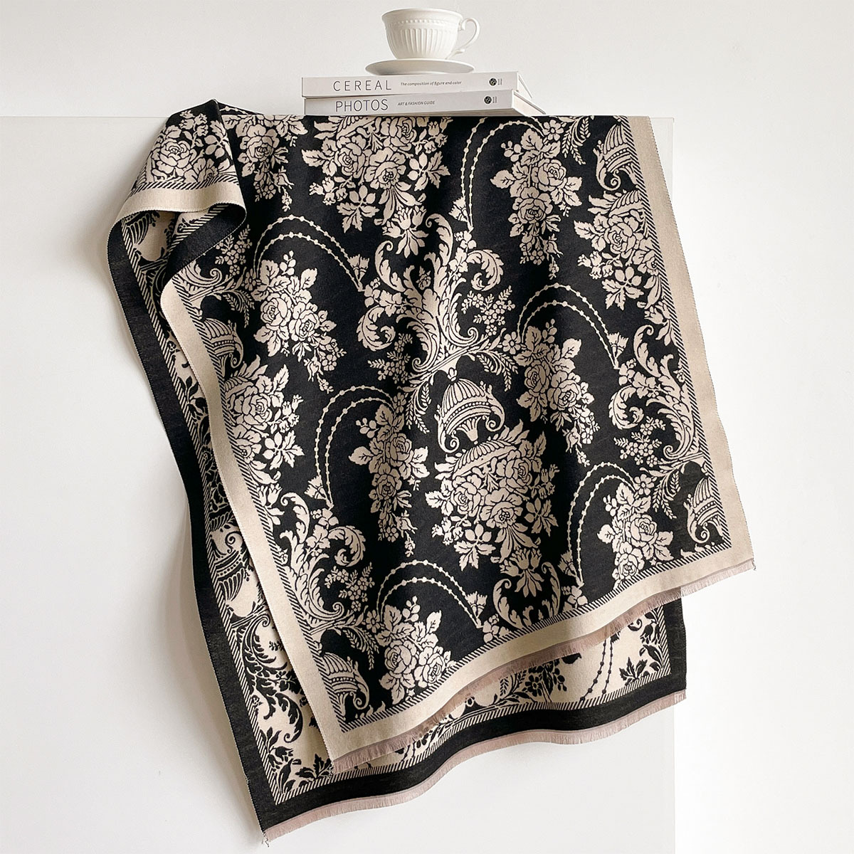 Damen-Schal aus Kaschmir-Imita – Pashmina Wrap Large Bewertung und Preis